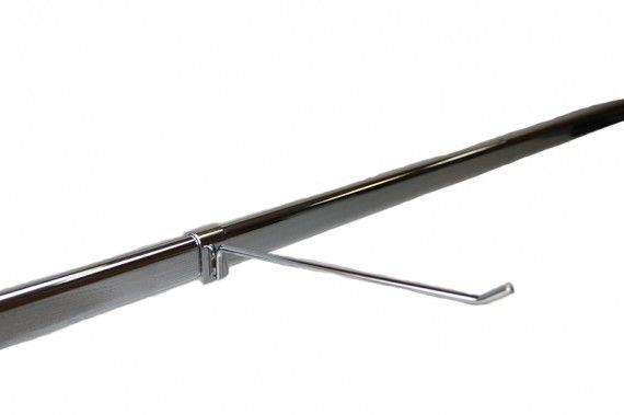 Крючок для овальной трубы L=250 мм, хром U5005 (5 мм)